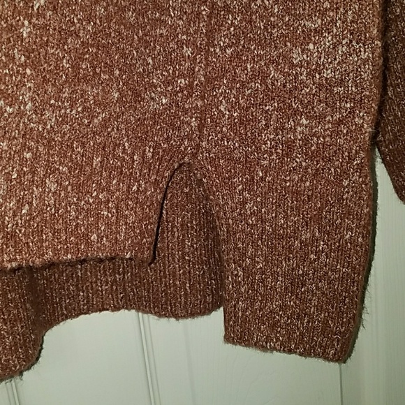 John & Jenn marled brown sweater-Med. - Picture 4 of 6